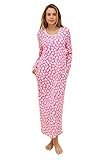 Seitliche Eingriffstaschen Rösch Nachtkleid im Mustermix Maxi-Länge Taschen Winter Warm 100% Baumwolle 1233266 50 16599
