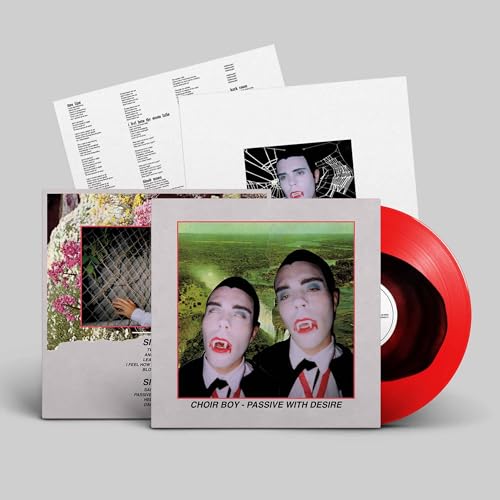 Album Art for Passive With Desire - 'Black in Red' Colored Vinyl by Choir Boy