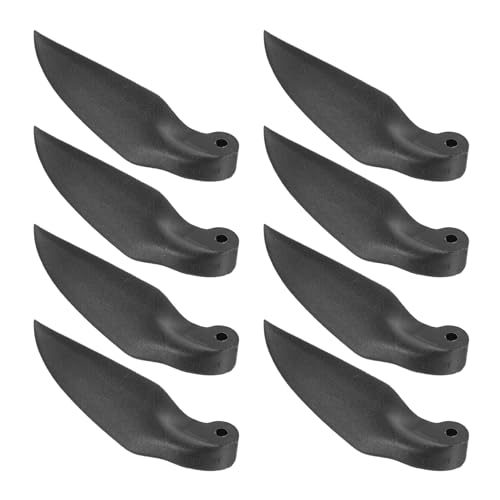 Cuchillas de repuesto para hélice RC Glider de nailon negro de 6 x 3 pulgadas