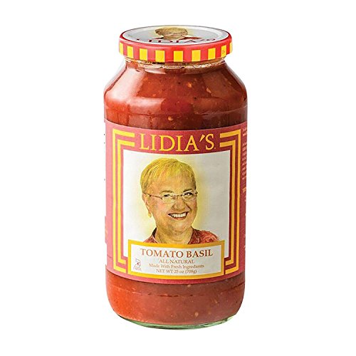 image for Fruit of the Loom Lidias Italy Tomato Basil Pasta Sauce, 25 Ounce - 6 