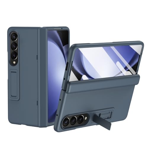 Protection Galaxy Z Fold 4 antichoc étui gris rabat avec écran intégré