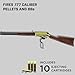 Barra 1866 CO2 Lever-Action BB Rifle | .177 Caliber Full Metal Replica | Dual CO2 Power | 10-Round Capacity | Gold Finish