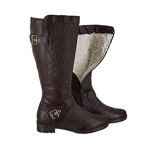 Bota de Neve 100% forrada Lã Pelo Feminina Inverno Montaria Impermeável AM3603 Cor:2-Marrom Montaria;Tamanho:35