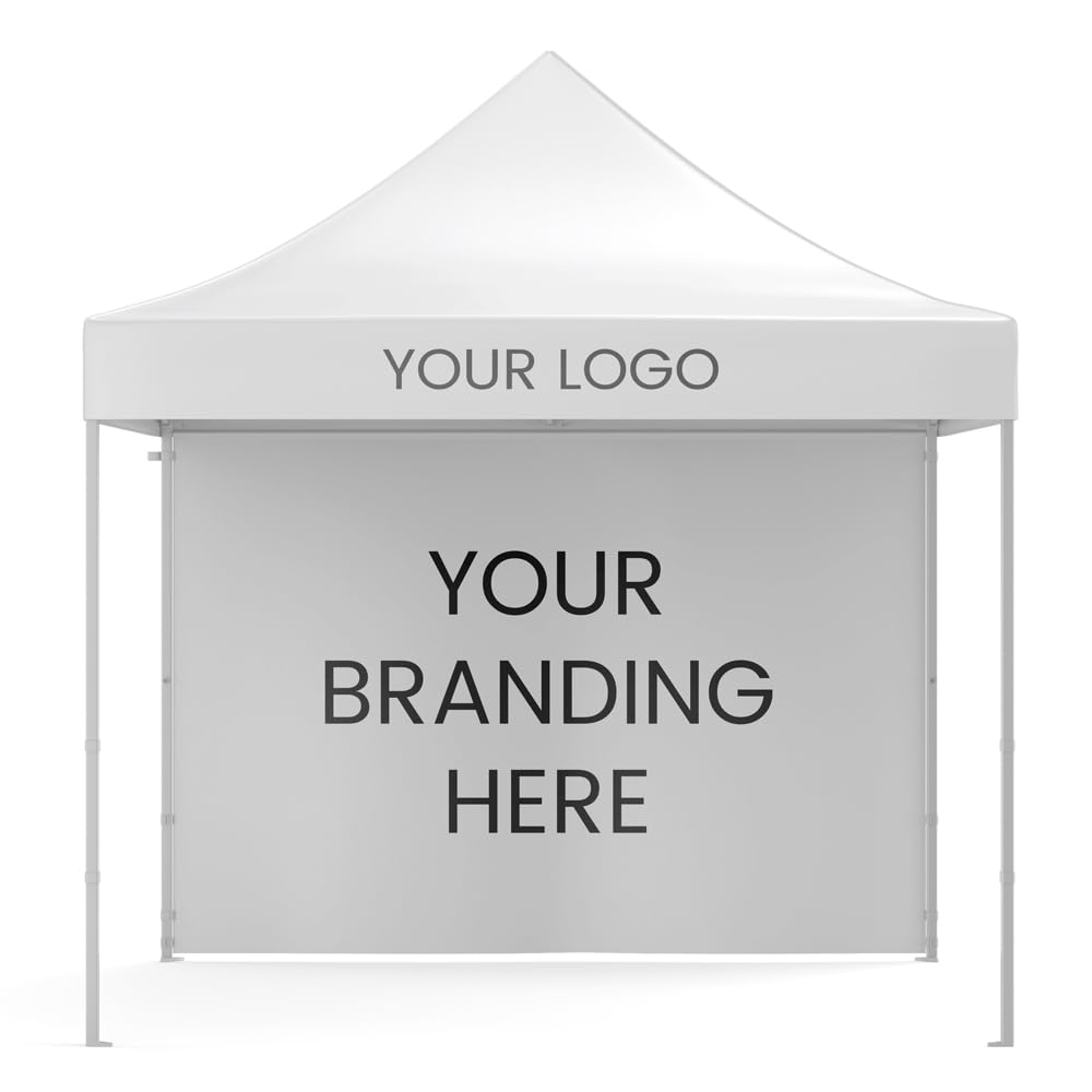 Printodelivery Customise Gazebo Portable Tent 10x10 Ft_ White Waterproof & UV Resistant Outdoor Tent & Promotional Activity, Adjustable Height, Easy Installation, Canopy for Outdoor & Terrace Garden-image-16