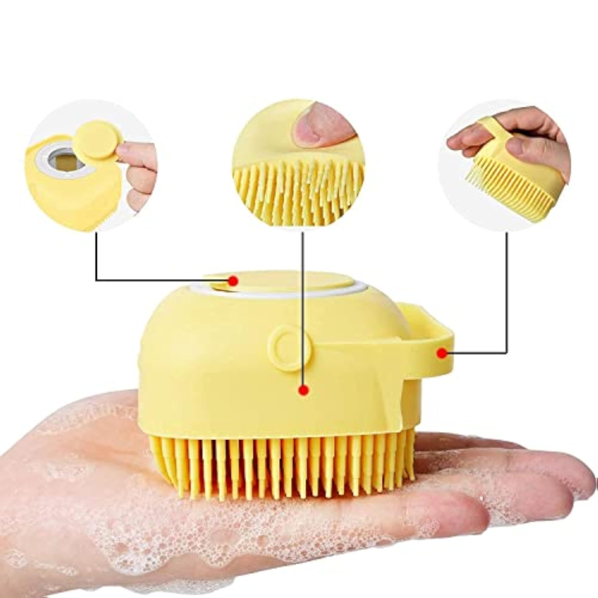 Silicon Massage Bath Brush for Body Cleaning