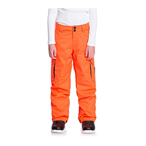 DC Shoes Banshee-Pantalón para Nieve para Niños 8-16, Shocking Orange, 12/M