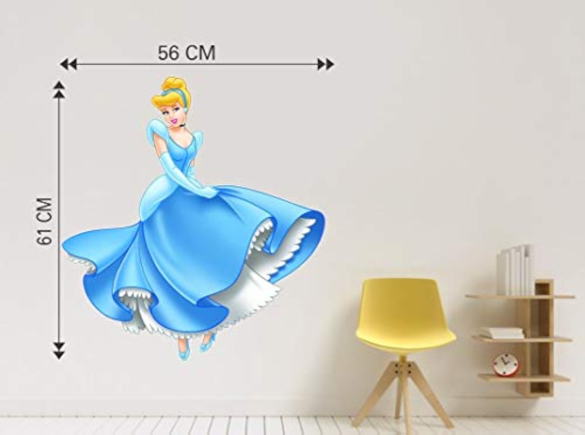Doll Princess Wall Sticker for Living Room