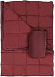 Campingdecke Outdoor Camping Decke Picknickdecke Warm Reisedecke, Wasserabweisend & Ultraleicht , Ideal für Camping, Wandern, Reisen, Backpacking, Picknick, Indoor & Outdoor (Rot)