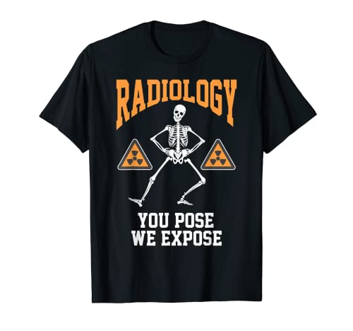 Divertido Dancing Esqueleto Radiología Humor Camiseta