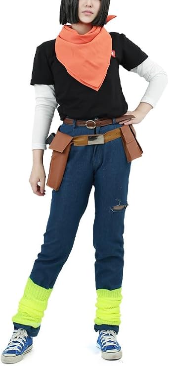 miccostumes Mens Costume Anime Cosplay Uniform Set Shirts With Bandanna And Belt