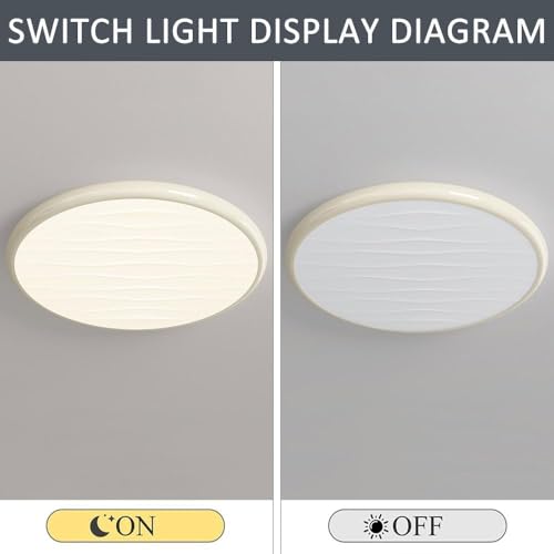 Plafonnier LED encastré extra plat pour plafond bas avec télécommande