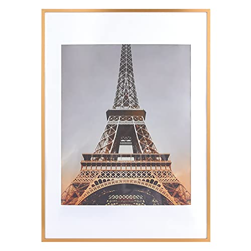 18x24 Picture Frames, Displays 16x20 Photo with Mat or 18x24 Poster without Matted, Royal Gold Aluminum Frame Metal Wall hanging Collection Plexi-Glass 18x24 Picture Frames, Displays 16x20 Photo with Mat or 18x24 Poster without Matted, Royal Gold Aluminum Frame Metal Wall hanging Collection Plexi-Glass