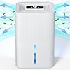 Deshumidificador de aire deshumidificador de aire 2700 ml, deshumidificador D aire silencioso, deshumidificador eléctrico portátil, deshumidificador D aire anti moho, compacto deshumidificador para el