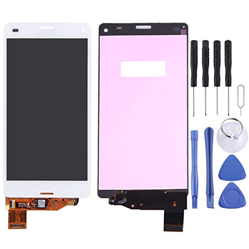 BKTB AYSMG - Display LCD + touch panel per s noy Xperia Z3 Compact / M55W / Z3 mini, colore: Bianco