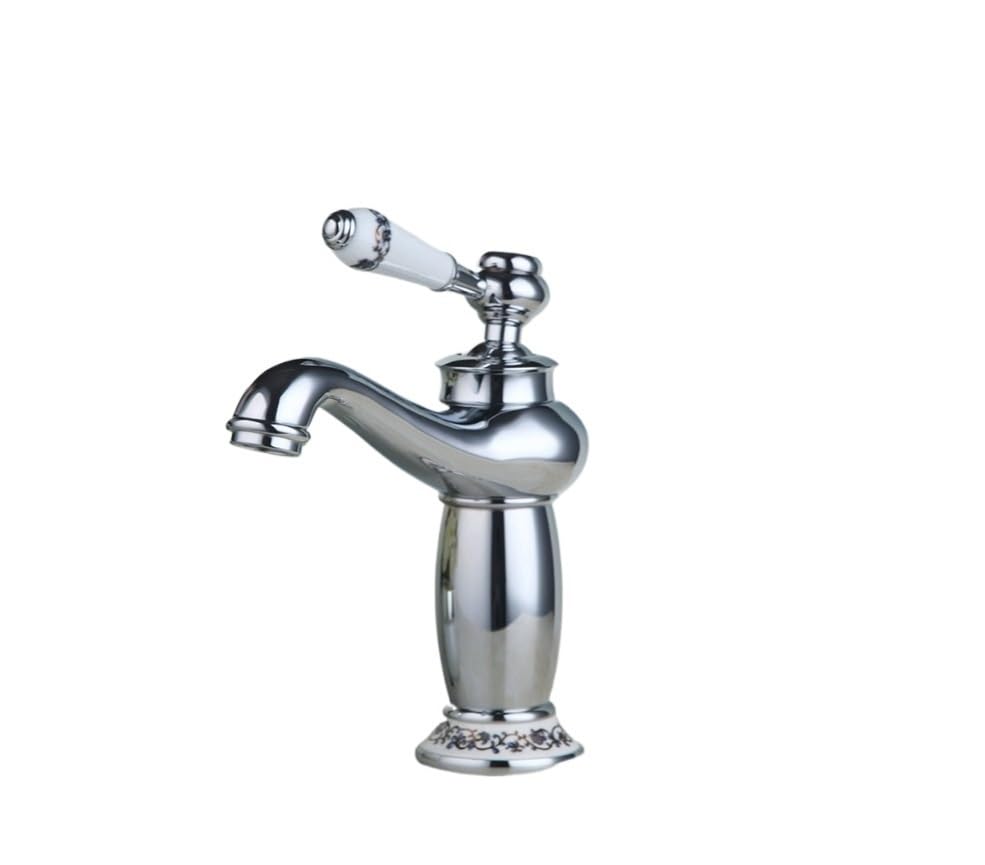 Robinet de lavabo vintage en laiton pour créer une ambiance spa rétro chez soi