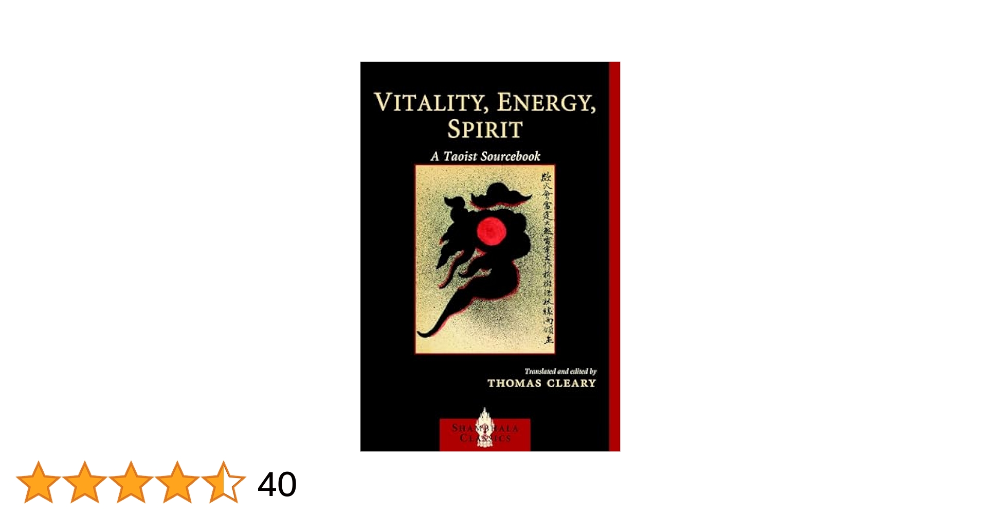 Vitality, Energy, Spirit: A Taoist Sourcebook (Shambhala