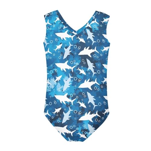 Image of Cartoon Pattern Kids Girls Bathing Suits One Piece Swimsuit Soft & Quick Dry, 5-14Years