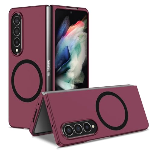 Coque Galaxy Z Fold4 antichoc avec anneau magnétique intégré de charge