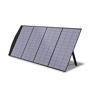 ALLPOWERS SP033 200W Portable Solar Panel 36V Foldable Solar Panel Kit Waterproof IP66 Portable Solar Charger for RV Marine Laptops Solar Generator Van Camping Off-Grid Emergency