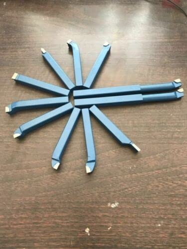 11 szt. 10 mm metalowe narzędzia tokarskie zestaw noży bity do mini tokarki narzędzie do cięcia toczenia