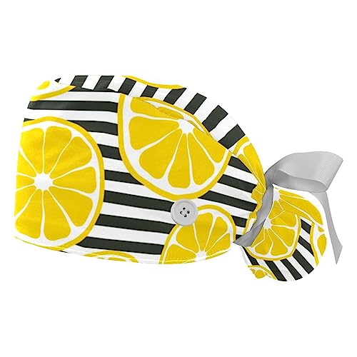 Calot de travail avec bandeau anti-transpiration ajustable pour protection des cheveux lot de 2