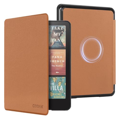 Image of CoBak Case for 7 inch E-Readers - All New PU Leather Cover with Auto Sleep Wake Feature for E-Readers 2024 Released
