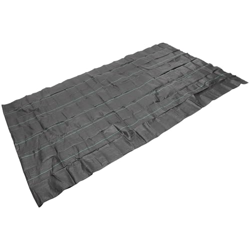 Uonlytech Tela Antihierbas para Jardín 1.5x3m Negra, Membrana Transpirable de Control de Malezas, Barrera Resistente para Huertos, Patios y Cultivos, Cobertura Duradera para Protección