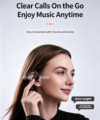 8mp Smart Camera Open-Ear Headset EIS Video, Ai, Ip54 Waterproof (White) - 5