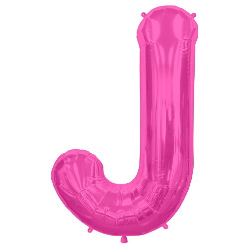 NorthStar Letter J - Magenta, 34", Pink
