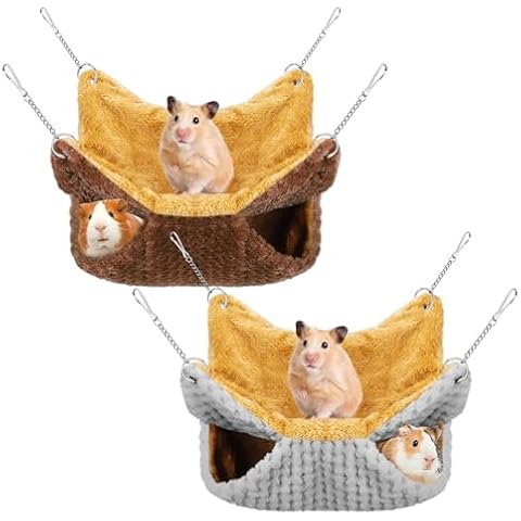 GSrenyu Double-Layer Pet Cage Hammock Cover