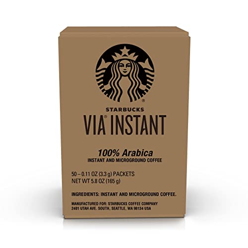 Starbucks Via Instant Coffee Blonde Roast Packets — Veranda Blend, 50 Count (Pack Of 1) #TOP5