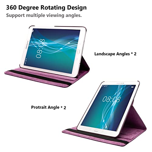 Funda para Samsung Galaxy Tab A 8 2015 con soporte giratorio 360 5