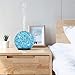 ASAKUKI 200ml Essential Oil Diffuser, Aromatherapy Oil Diffuser with Cool Mist, Waterless Auto Shut-Off Humidifier and 7 Color LED Night Lights for Home Baby Office