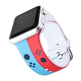 Cute Cartoon Character Switch Compatible with Apple Watch Band 38mm 40mm 41mm 42mm 44mm 45mm, Game...