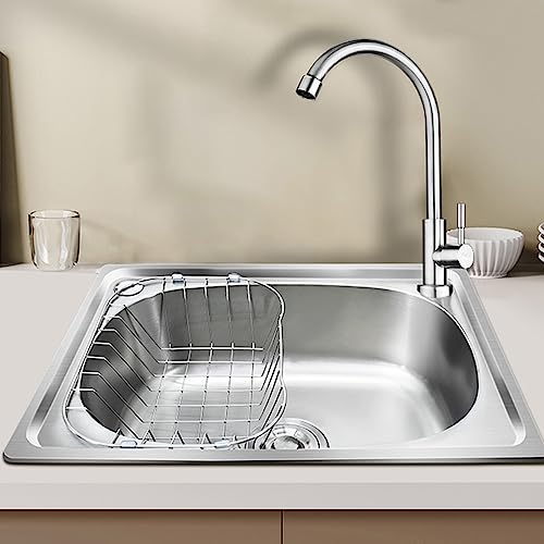 Évier de cuisine en acier inoxydable pour camping-car et buanderie compacte