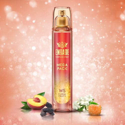 Image of Engage W5 Perfume for Women, Floral and Fruity Fragrance Scent, Skin Friendly Women Perfume, 160 ml