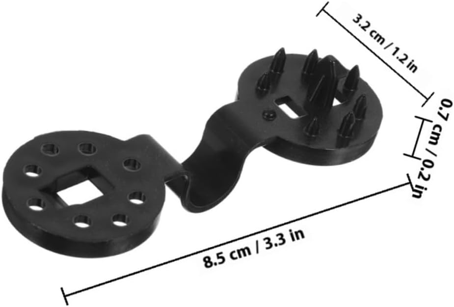 150pcs Reusable Mesh Buckle and Shade Cloth Clips for Greenhouse and Backyard Sunshade Nets Large round Black Non-slip Sunshade Net Fixing Clamps Detachable and Sturdy Outdoor