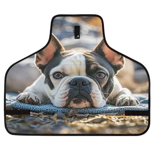 Delantal de trabajo con diseño de Bulldog Francés
