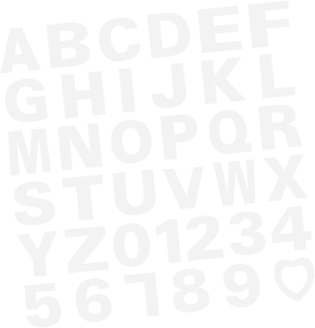 37pcs Alphabet Cake Stencils Number Cake Molds Digital Baking Templates Easy to Use Clean for DIY Decorations