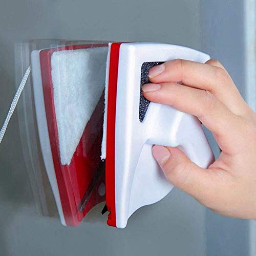 Lave-vitre magnétique double face pour vitres d'étage - 5