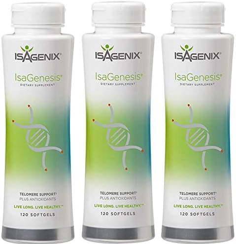 IsaGenesis "Product B" Antioxidants Plus Telomere Support - 120 Capsules 3 Pack