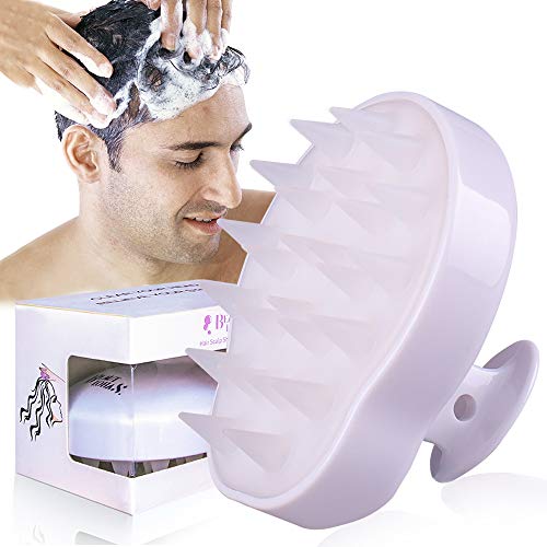 Hair Scalp Massager, BEAUTLOHAS. Shampoo Brush, Scalp Scrubber and Dandruff Brush for Scalp