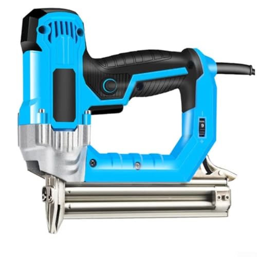 2 in1 Electric Heavy Duty Electric Stapler Nailer Tacker, Cordless Brad Nailer, 2300W 220V Nail Machine Electrical Straight Staple F30 Nailing Stapler for DIY Project of Upholstery, Woodworking