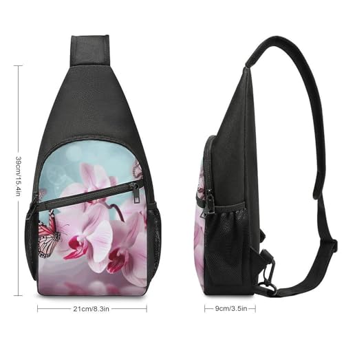Bolso tipo sling pequeño para mujer y hombre con diseño floral miniatura 2