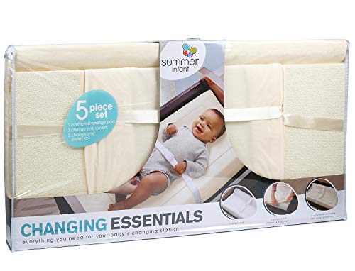 Summer Infant 5 Piece Changing Essentials Set - Ecru #TOP1