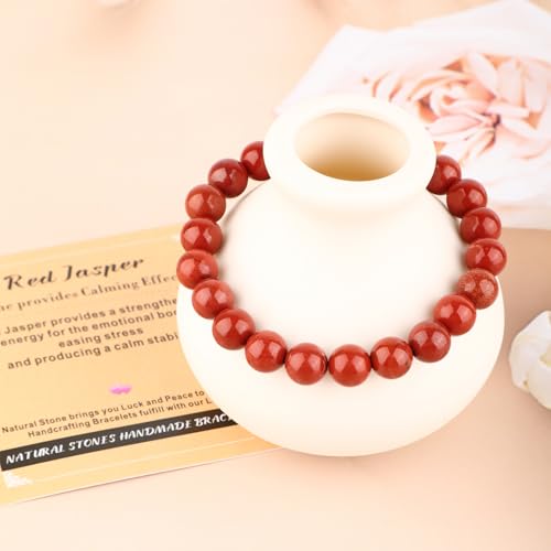 AD Beads 4mm6mm8mm10mm Handmade Bracelet - Natural Gemstone for Peace and Tranquility - Meditation, Yoga, Healing and Energy Gift for Unisex3