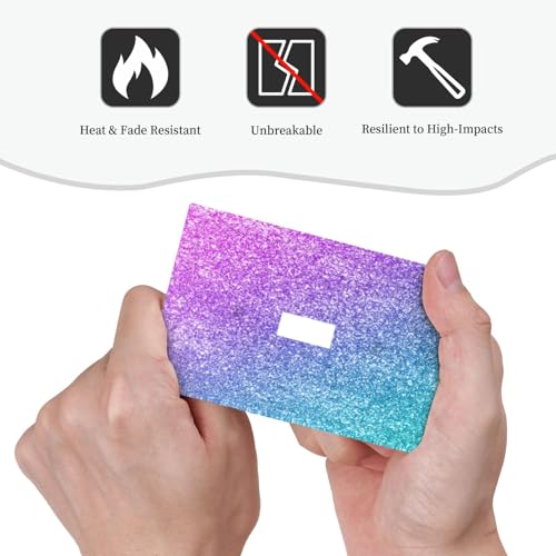 Decorative Switch Plate Covers Gillter Purple Pink Blue Gradient Sparkle 1 Gang Light Switch Cover Plate Single Toggle Wall Plate Outlet Covers Wall Plate Faceplate for Bedroom Home Decor