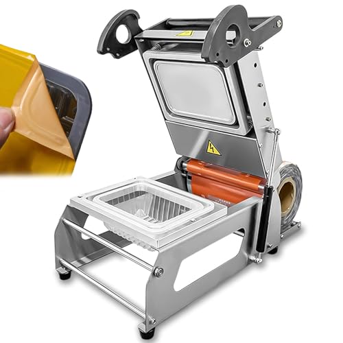 Manual Food Tray Sealer Machine - Quick 7-8 Sec Seal
