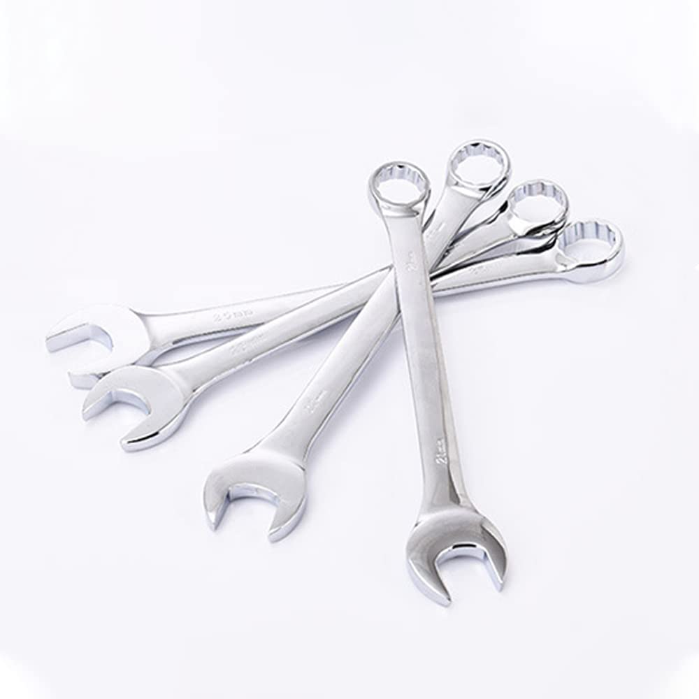 Llaves Fijas Con Carraca Llave de carraca de extremo abierto de flor de ciruelo de doble uso, llaves combinadas de 6MM-32MM, herramientas manuales de reparación de llaves combinadas Llaves Fijas ( Tam