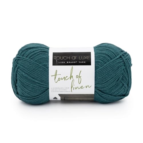 Lion Brand Touch of Linen Yarn, Peacock